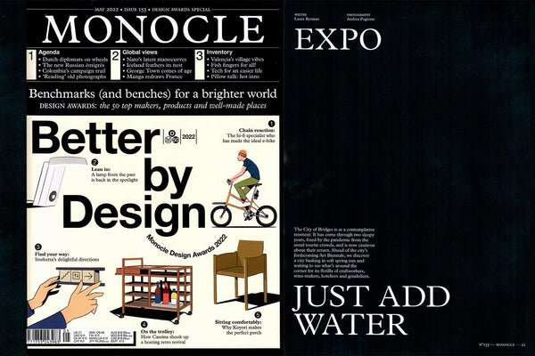 Monocle: Just Add Water, May 2022