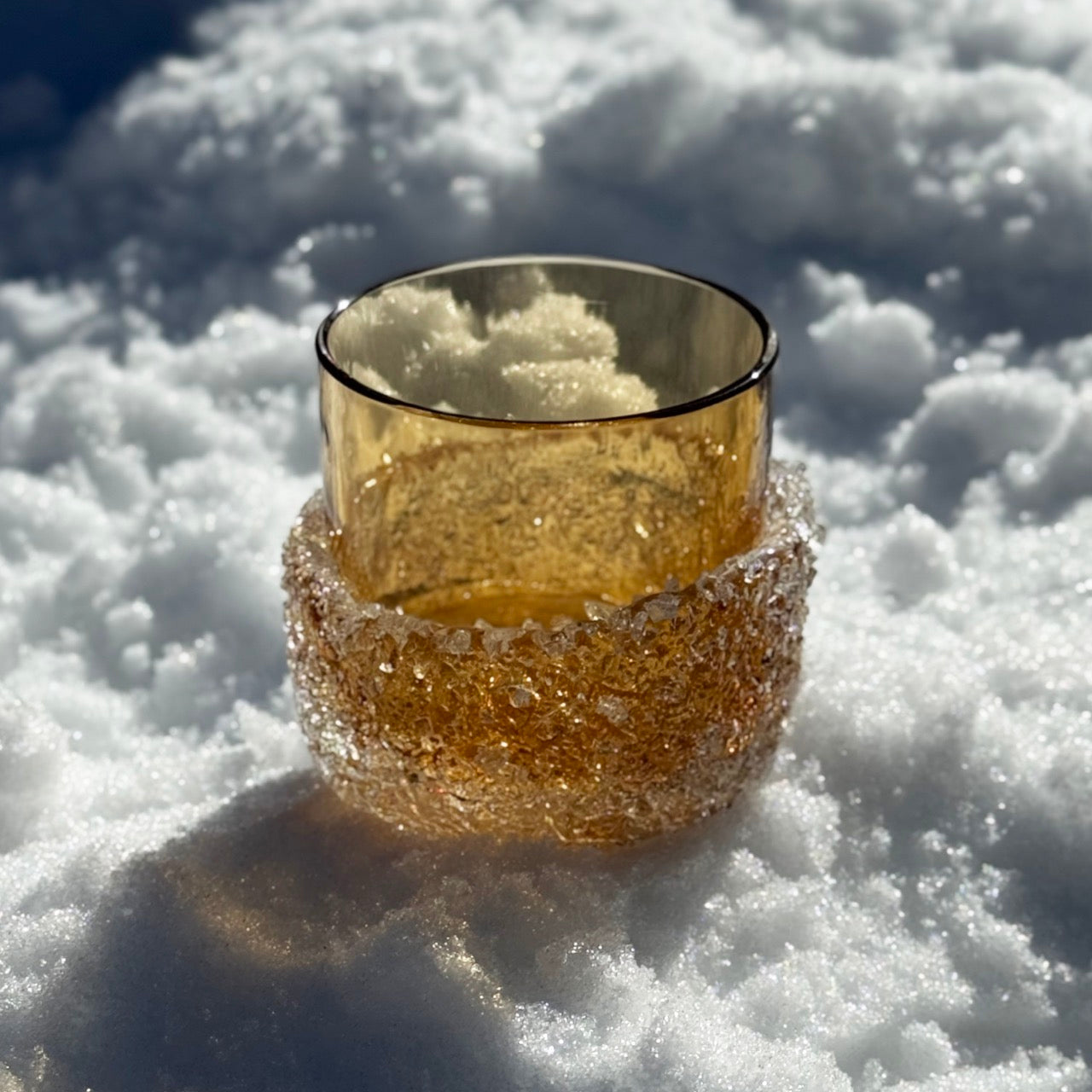 Ghiaccio Glass Ambra