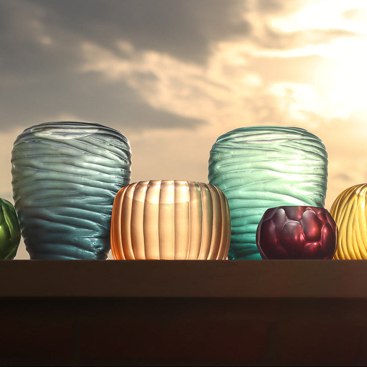 Goccia Acqua Onde vase styled in a home setting